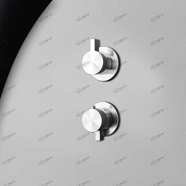 Термостат для душа сталь глянцевая TOOX Radomonte TER3L