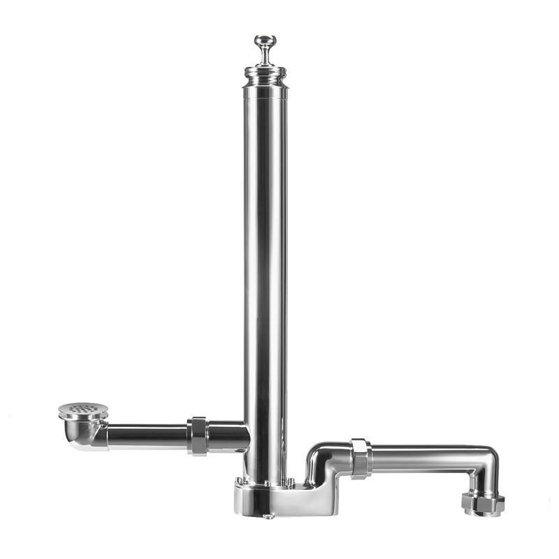 "Пожарный гидрант" скрытый слив- перелив для двухсторонней ванны  Burlington W10  - Вид №1