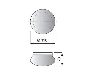 Опаловое стекло бра Boffi чаша ARCH-00062491 - Вид №2
