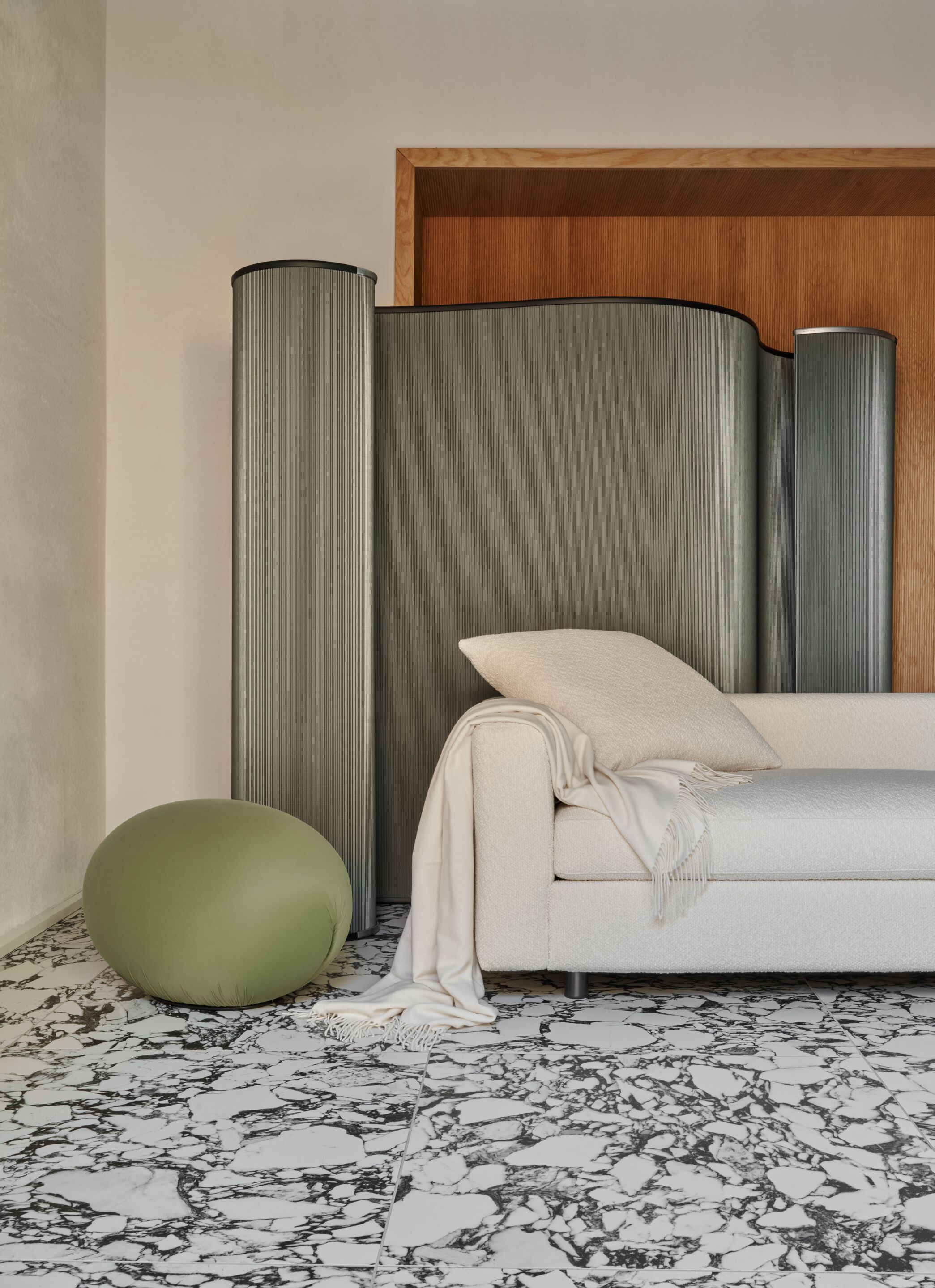 Овальный пуф из ткани BALERI ITALIA Tato ARCH-00014913 - Вид №11