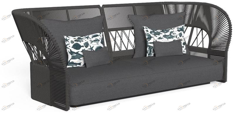 Talenti Садовый диван из ткани с высокой спинкой Cliff decò sun-id-1360378