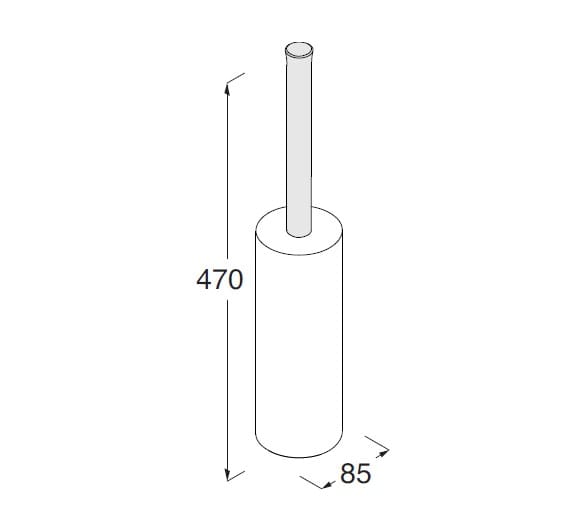 Щетка для унитаза Cristalplant® Boffi ARCH-00040001 - Вид №2