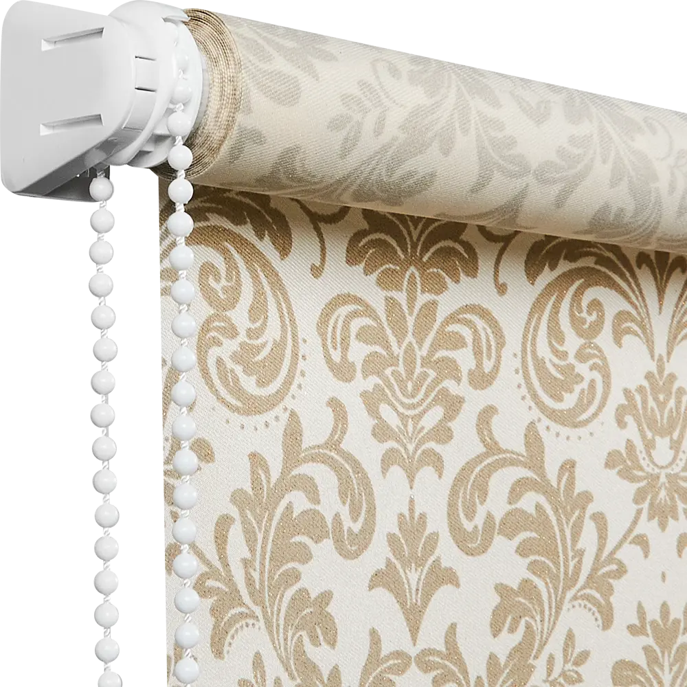 Штора рулонная Legrand Дамаск 80x175 см экрю DOMLEGRAND STLM-2151593 - Вид №1