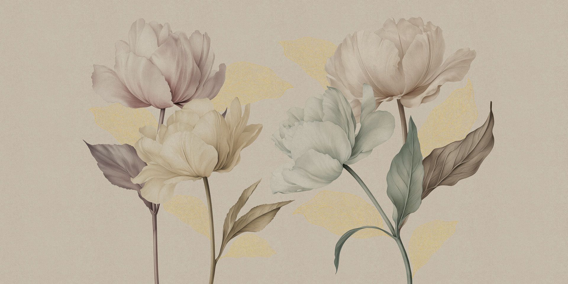 Обои с цветочными мотивами Rimura 2025-Mida's Gold ARCH-00036360 - Вид №3