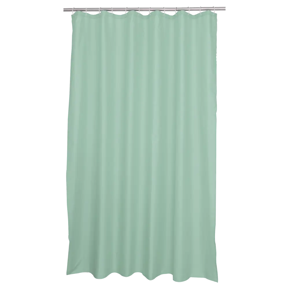Штора для ванной Sensea Happy 180x200 см полиэстер цвет мятный STLM-2111889 - Вид №1