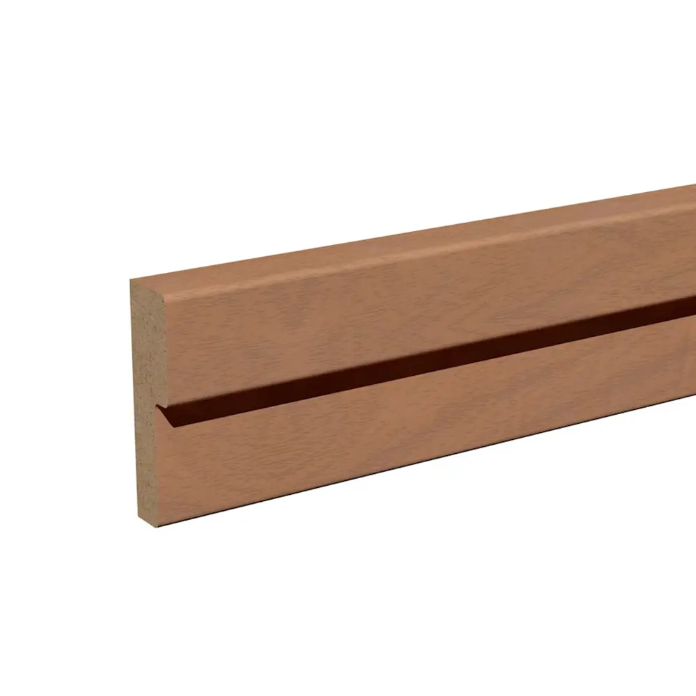 Дверная коробка Милан 2070x70x26 мм ПВХ ламинация коричневый КРОНОПРОФИЛЬ STLM-2123984