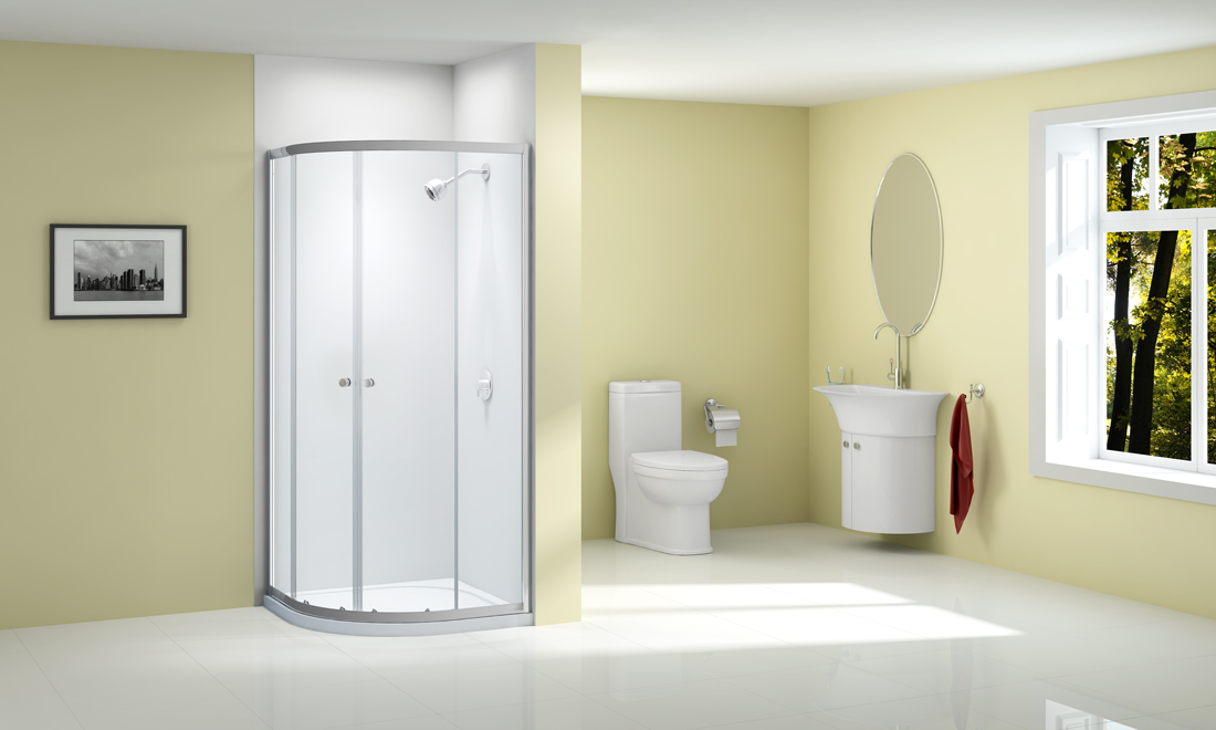 Душевой уголок A1202A0 Merlyn Ionic Хромированный  - Вид №1