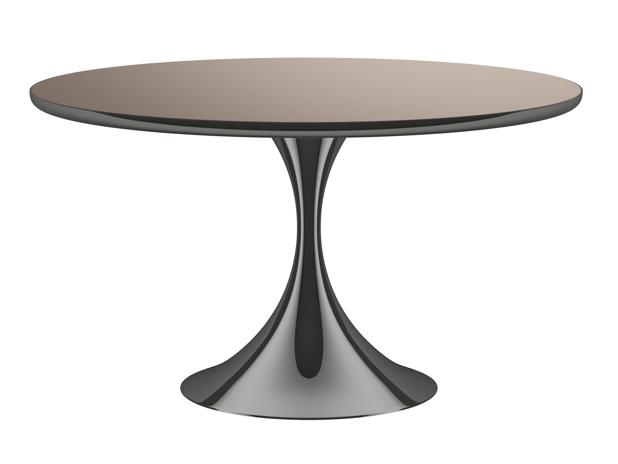 Круглый зеркальный стеклянный стол Caracole SEMPER ARCH-00020670 - Вид №2