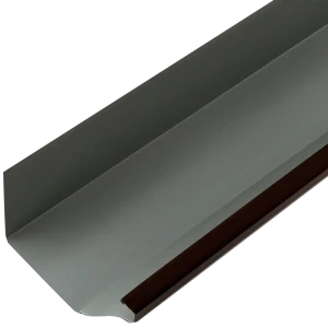 Желоб прямоугольный 3 м 120 мм цвет коричневый 81933261 STLM-2121698