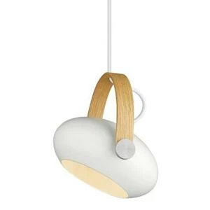 Светильник подвесной D.C, Ø18, белый/дуб