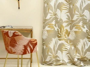 LELIEVRE Жаккардовая ткань с цветочными мотивами Nature précieuse 0609