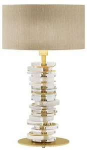 Paolo Castelli Настольная лампа из стекловолокна и латуни  Ill.ambr.410