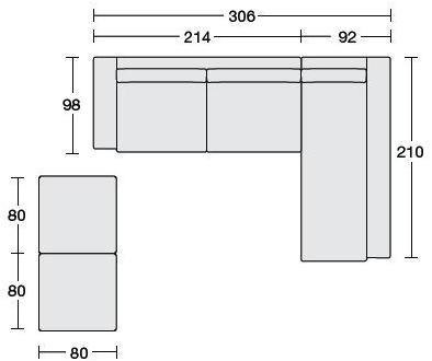 CTS SALOTTI Модульный тканевый диван Smart sun-id-1438579 - Вид №8