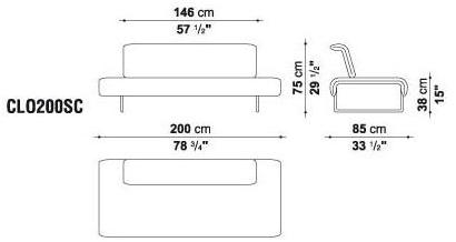 B&B Italia Project Мягкая скамья из ткани Cloud sun-id-1492117 - Вид №5