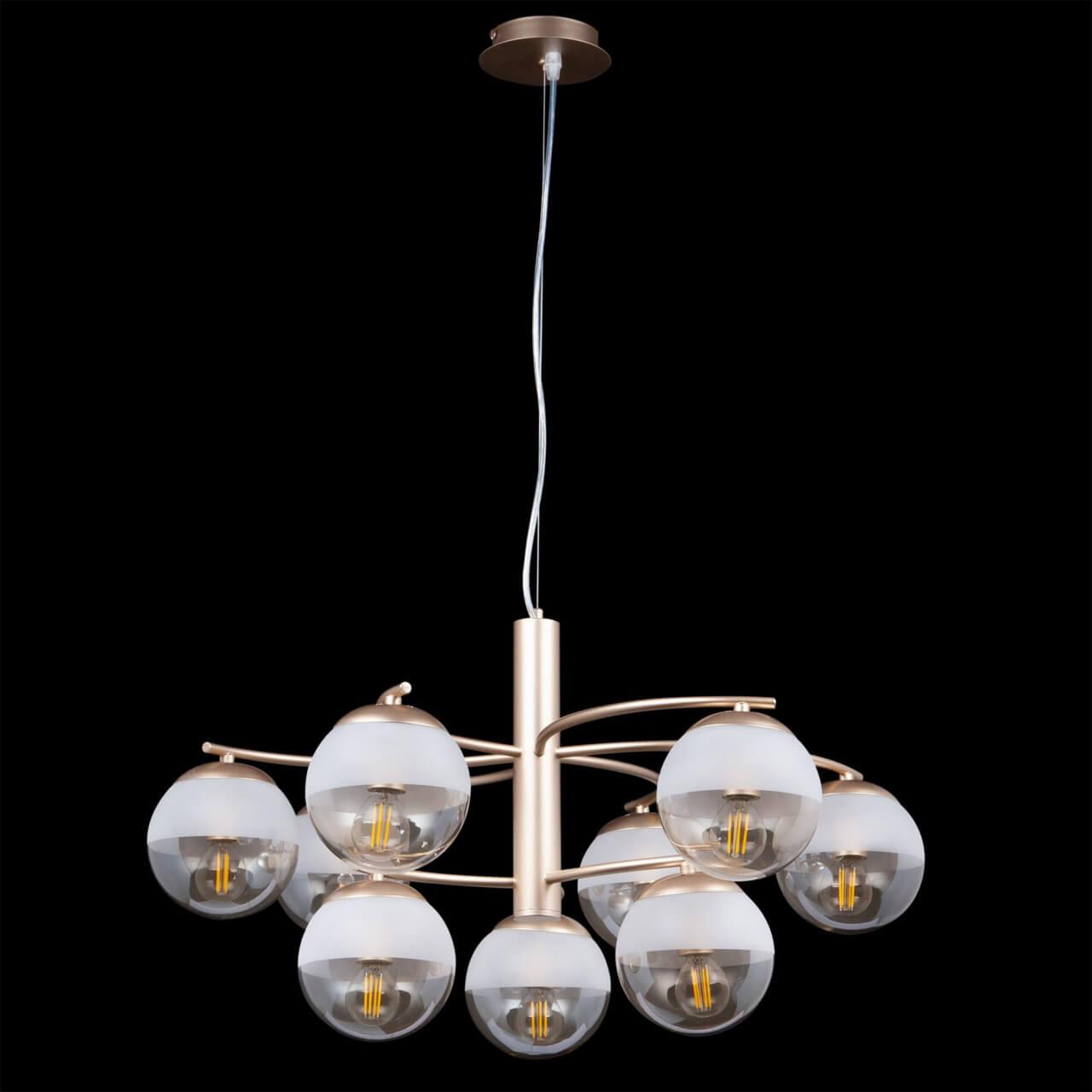 Подвесная люстра Freya Ostin FR5018PL-09G FREYA ДИЗАЙНЕРСКИЕ, OSTIN 312779 Янтарный  - Вид №2