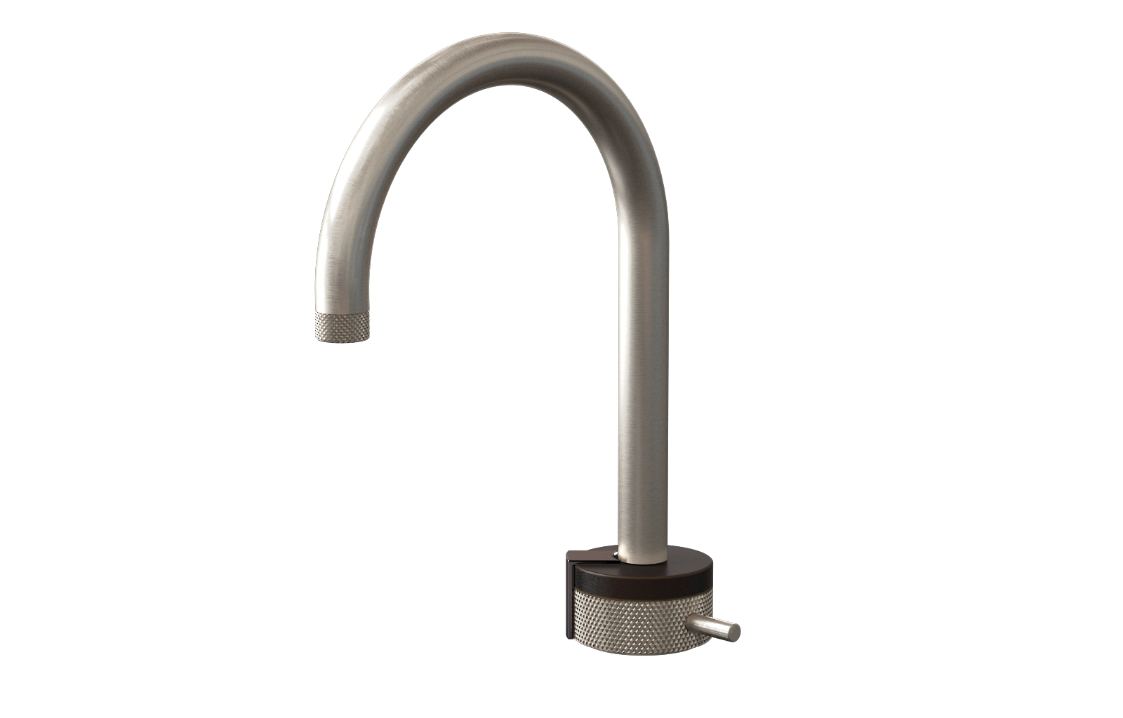 E-11502-R1OB-L2OX-BNi Однорычажный прогрессивный смеситель для раковины - излив 16см GRAFF MOD+