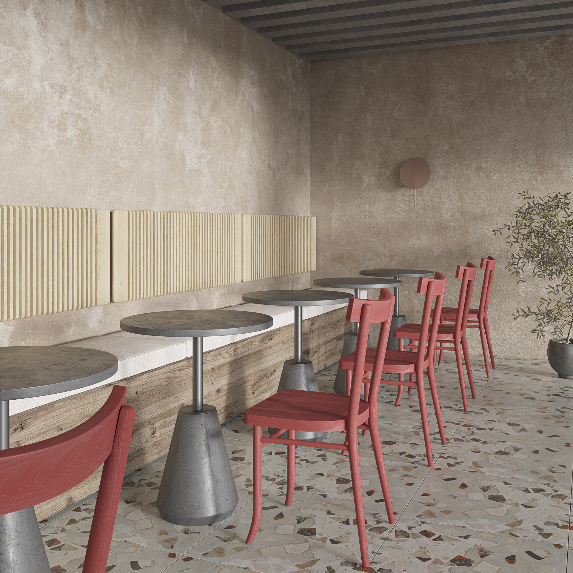 MC-30 Стол для кафе из бетона BET-ON BetOn  - Вид №1