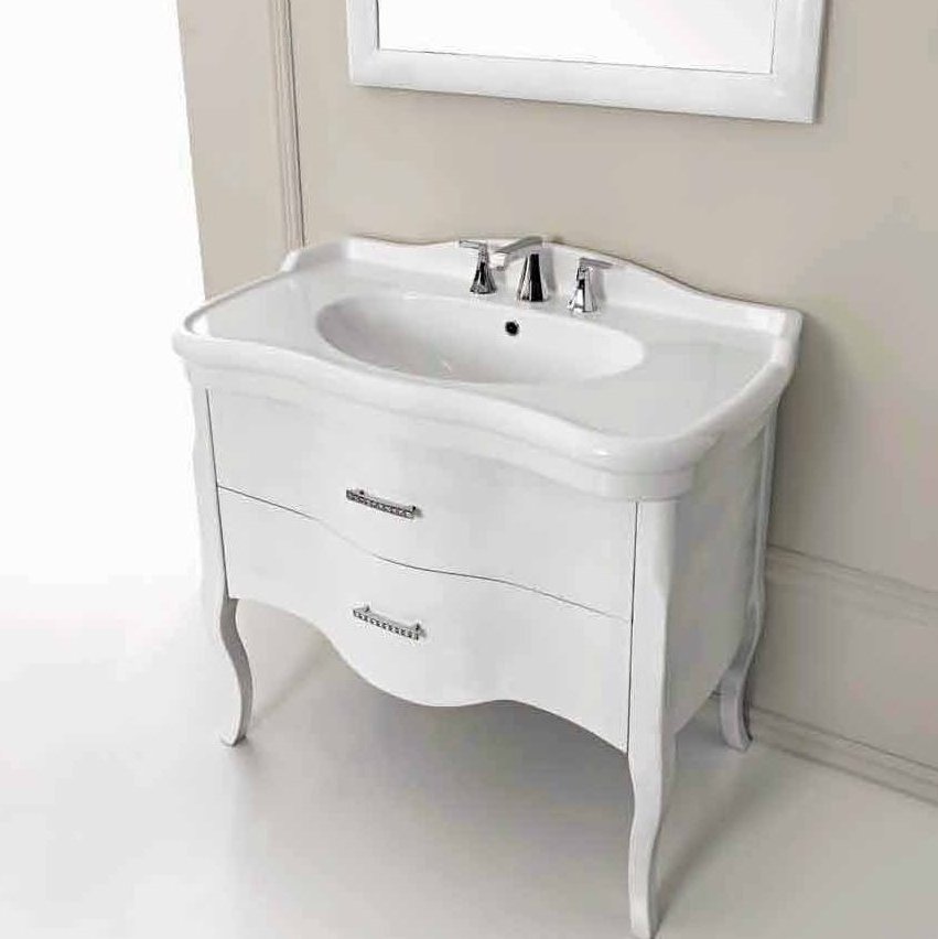 42649 Подвесная раковина настенная овальная   белая Santreyd  - Вид №8