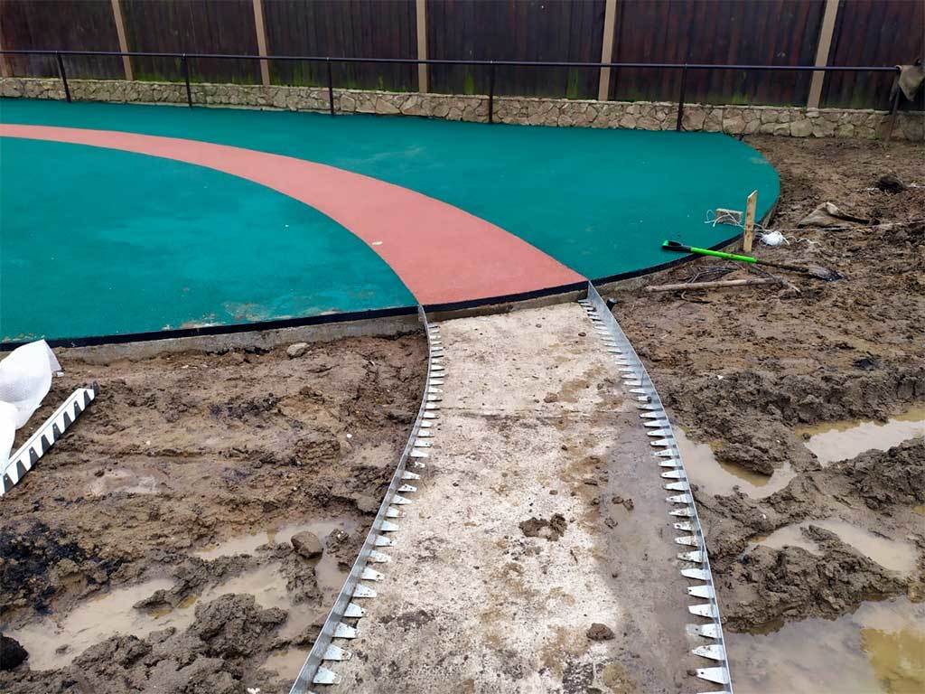 Металлический бордюр 1200*100*70*1,5 компл. ГеоПластБорд GPBST-22 - Вид №10