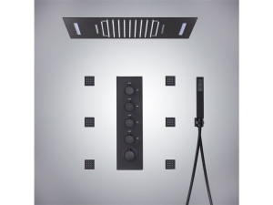 Утопленный набор для душа со светодиодной насадкой для душа