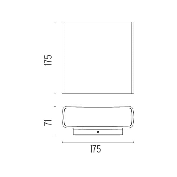Заливка формы алюминия Сид напольный светильник стены Flos Outdoor Collection-стена + потолок ARCH-00017674 - Вид №2
