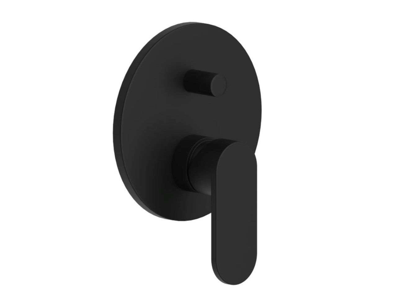 Встраиваемый смеситель для душа с пластиной Ercos Versilia Nero ARCH-00012533