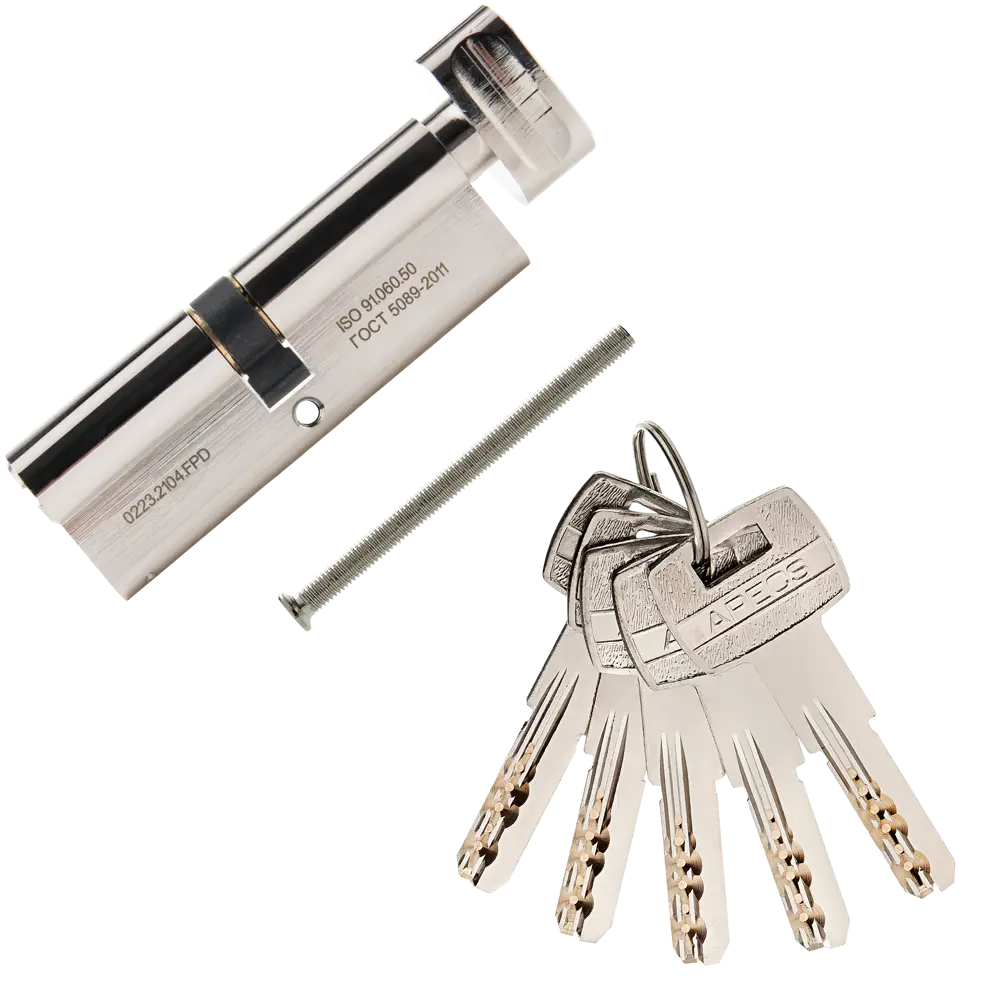 Цилиндровый механизм APECS Pro с ключом-вертушкой для металлических дверей 84168052 SM STLM-0046667 - Вид №1