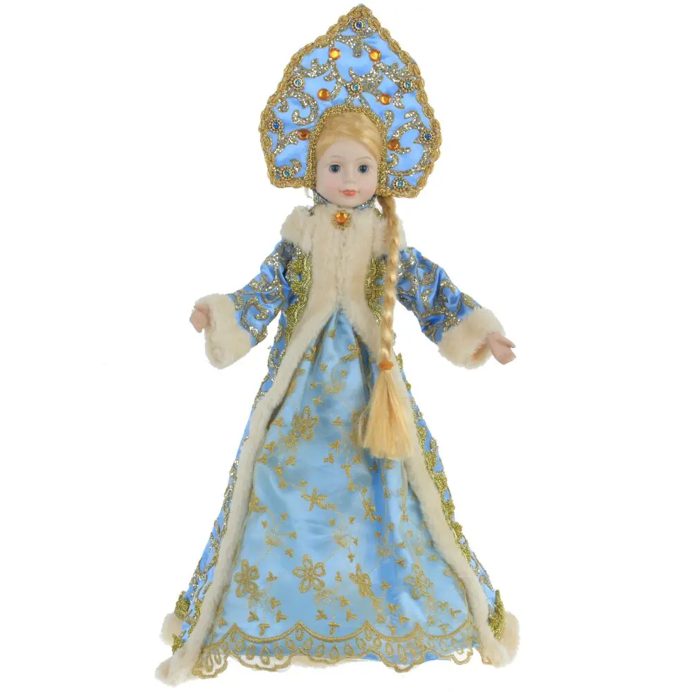 Новогодняя фигурка Снегурочка 779690 55 см синий Santreyd STLM-2106193