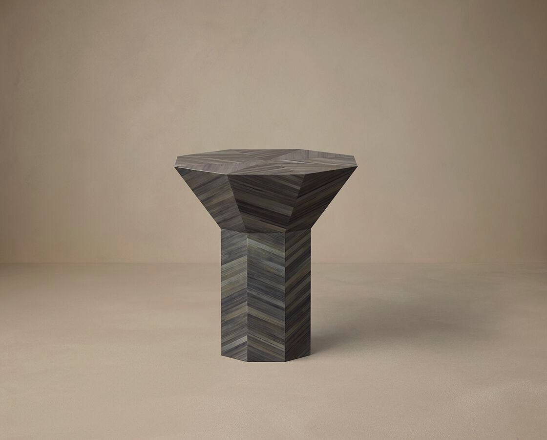 Высокий восьмиугольный журнальный столик из полированной латуни Articolo Studios Flare ARCH-00111134 - Вид №3