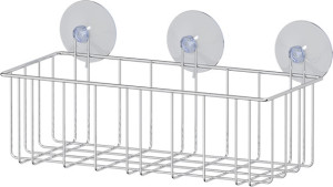 GHI 201 Полочка-решетка на вакуумных присосках 27 cm SORCOSA Plain