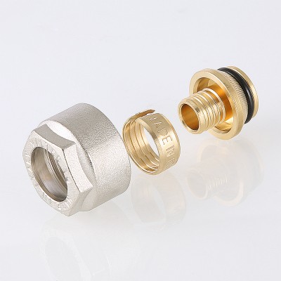 VT.4410.NE.16 Фитинг коллекторный для пластиковой трубы Valtec 16 (2,0) мм х 3/4"  - Вид №7