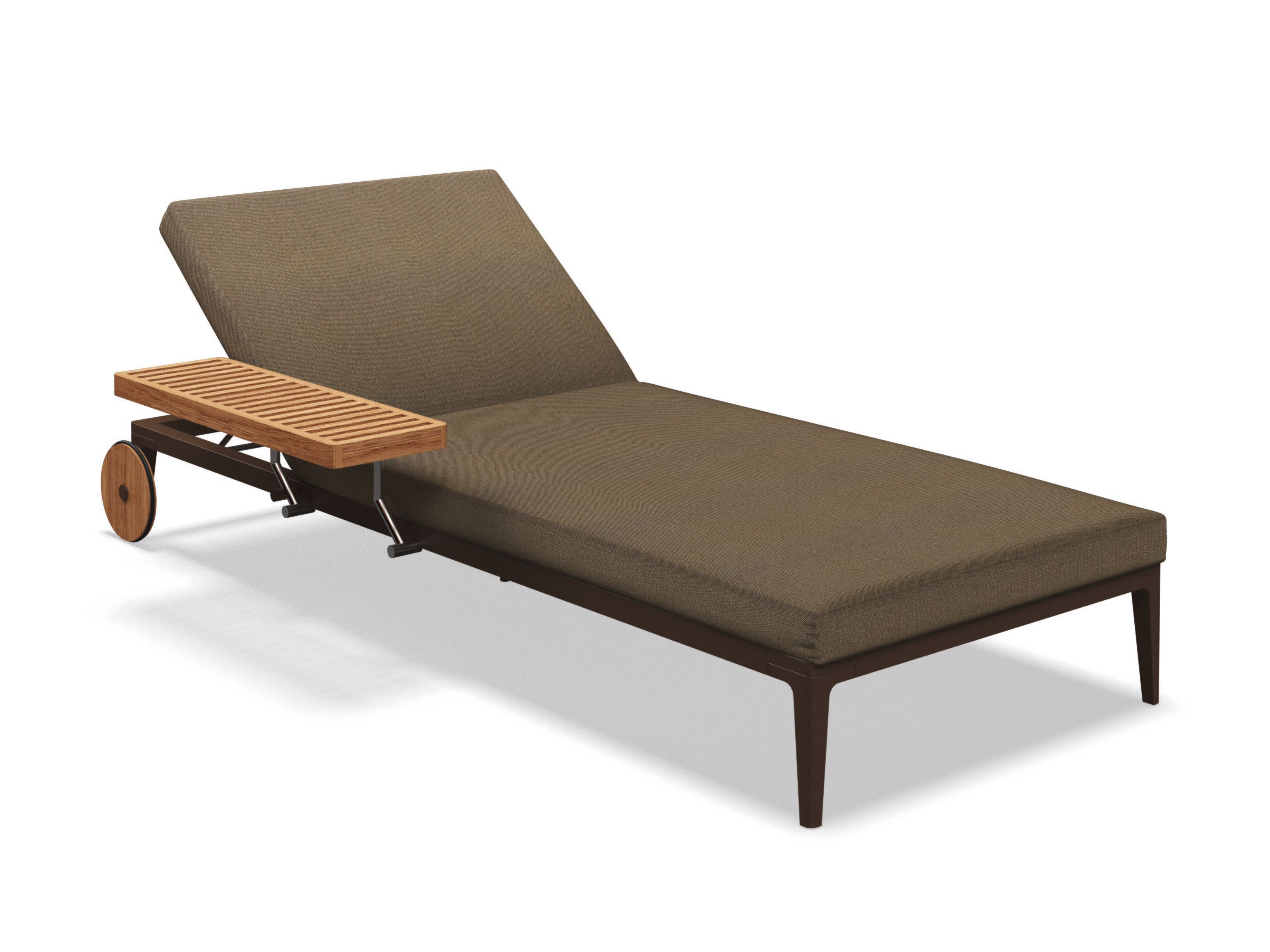 Тканевая откидная Садовая кровать с колесами Gloster сетка ARCH-00081101 - Вид №2