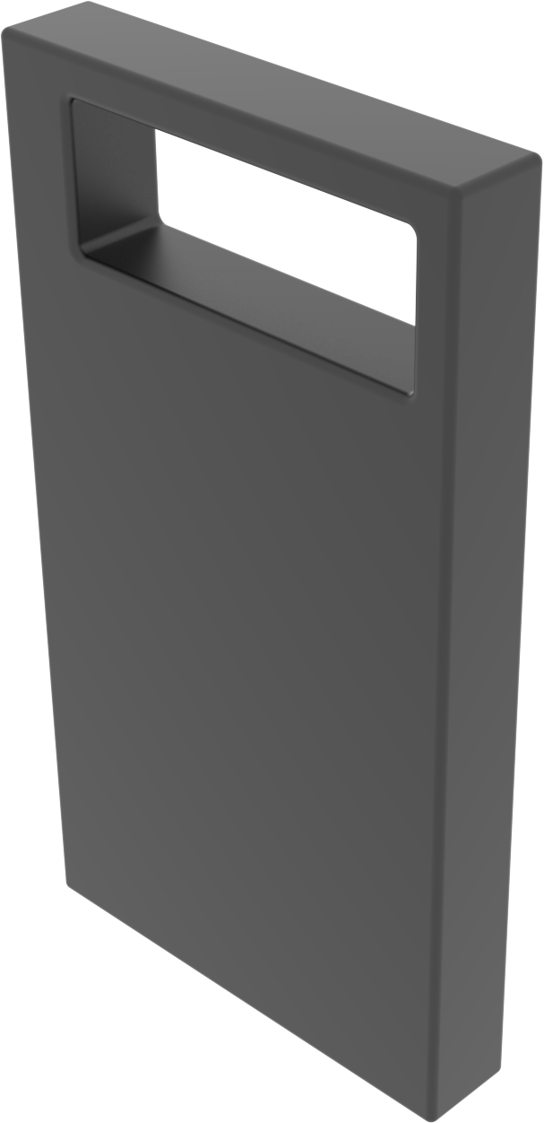 GLSCFS3 Консоль напольная одинарная для монтажа раковины GSG CERAMIC GLASS