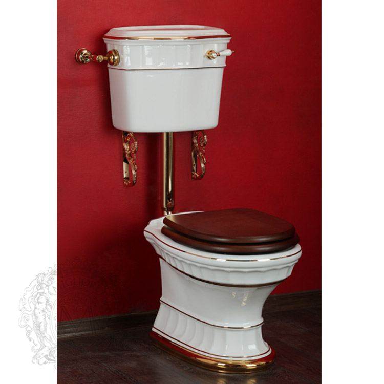 ML.GNT-25.811.BI/ML.GNT-25.838.BI/ML.MEC-29.138.CR Компакт унитаз с бачком Белый Migliore  Италия  - Вид №6