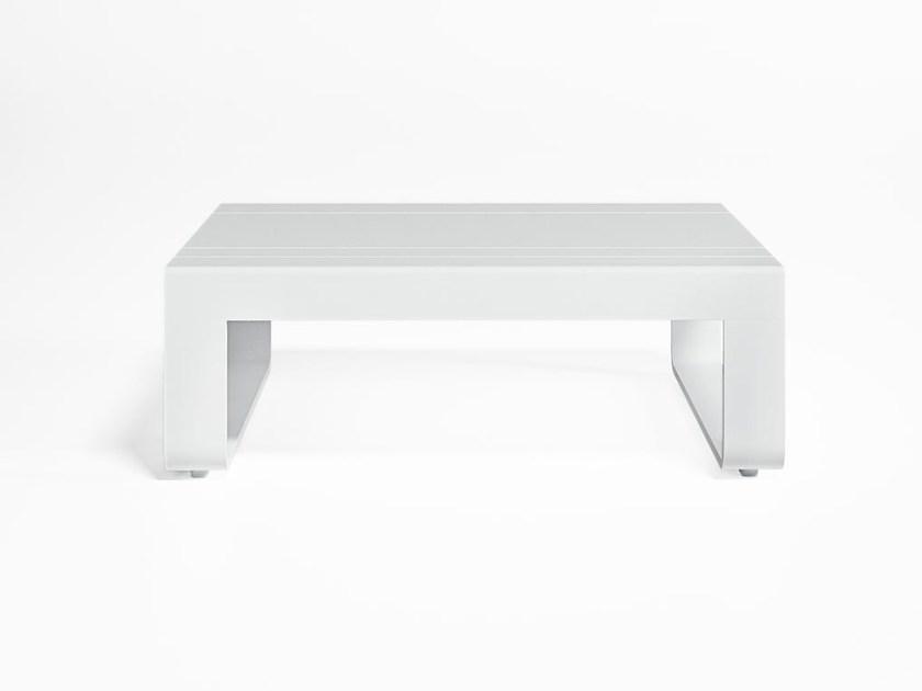 GANDIABLASCO Низкий садовый стол из термо-лакированного алюминия Flat sun-id-1467552 - Вид №1