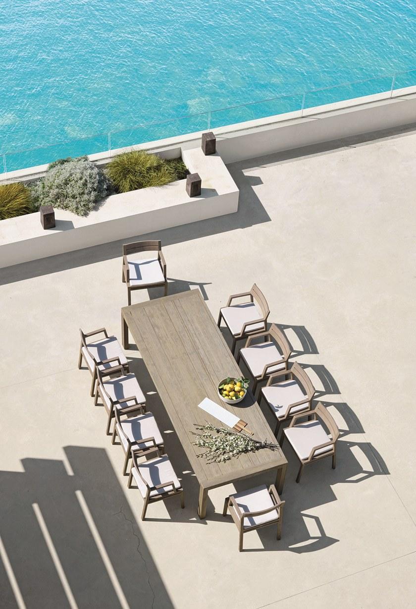 Ethimo Прямоугольный садовый стол из тика Costes Cota0100 - Вид №2