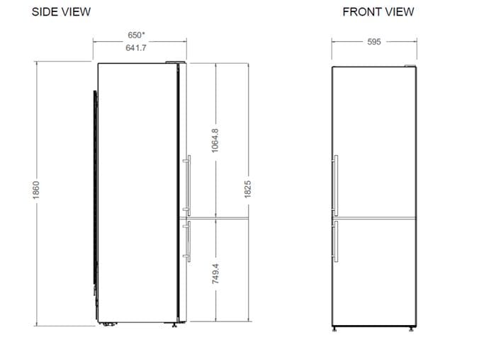 Двухдверный холодильник без Мороза из нержавеющей стали Bertazzoni Professional ARCH-00091793 - Вид №2