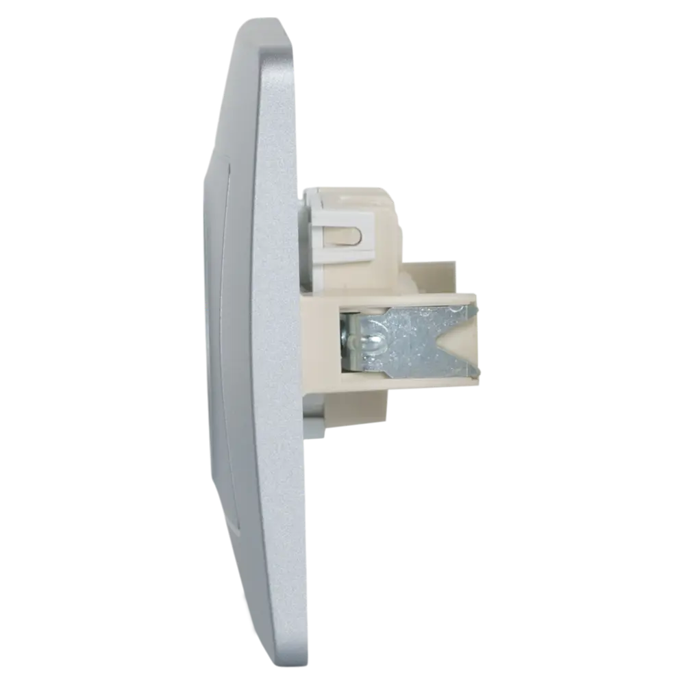 Розетка встраиваемая Systeme Electric Blanca без заземления цвет алюминий 86728861 STLM-2087598 - Вид №2