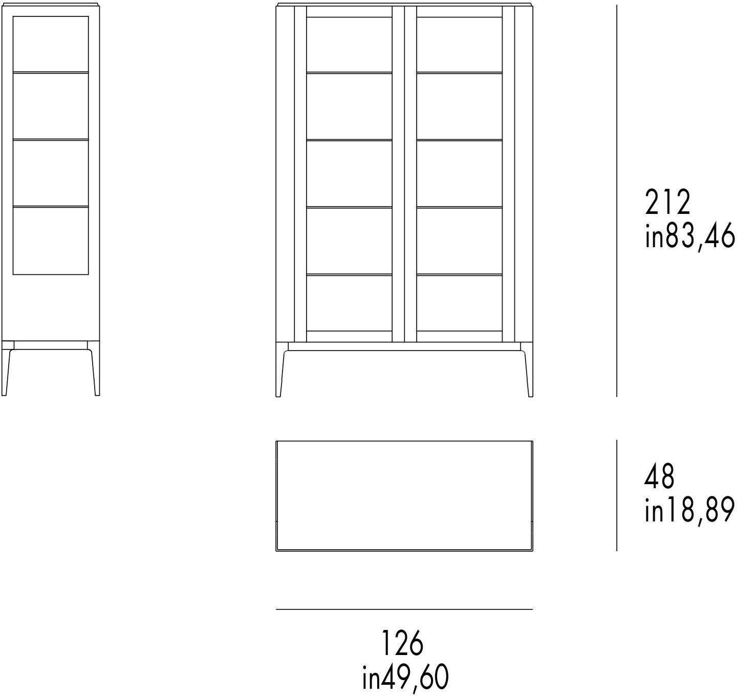 Grilli Витрина со встроенным освещением Zarafa 701702 02e, 701702 03e - Вид №2