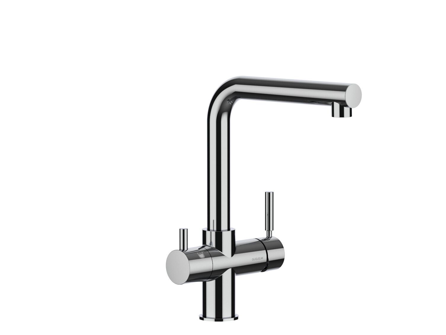 Однорычажный смеситель для кухни с поворотным изливом GUGLIELMI RUBINETTERIE чистый ARCH-00129856