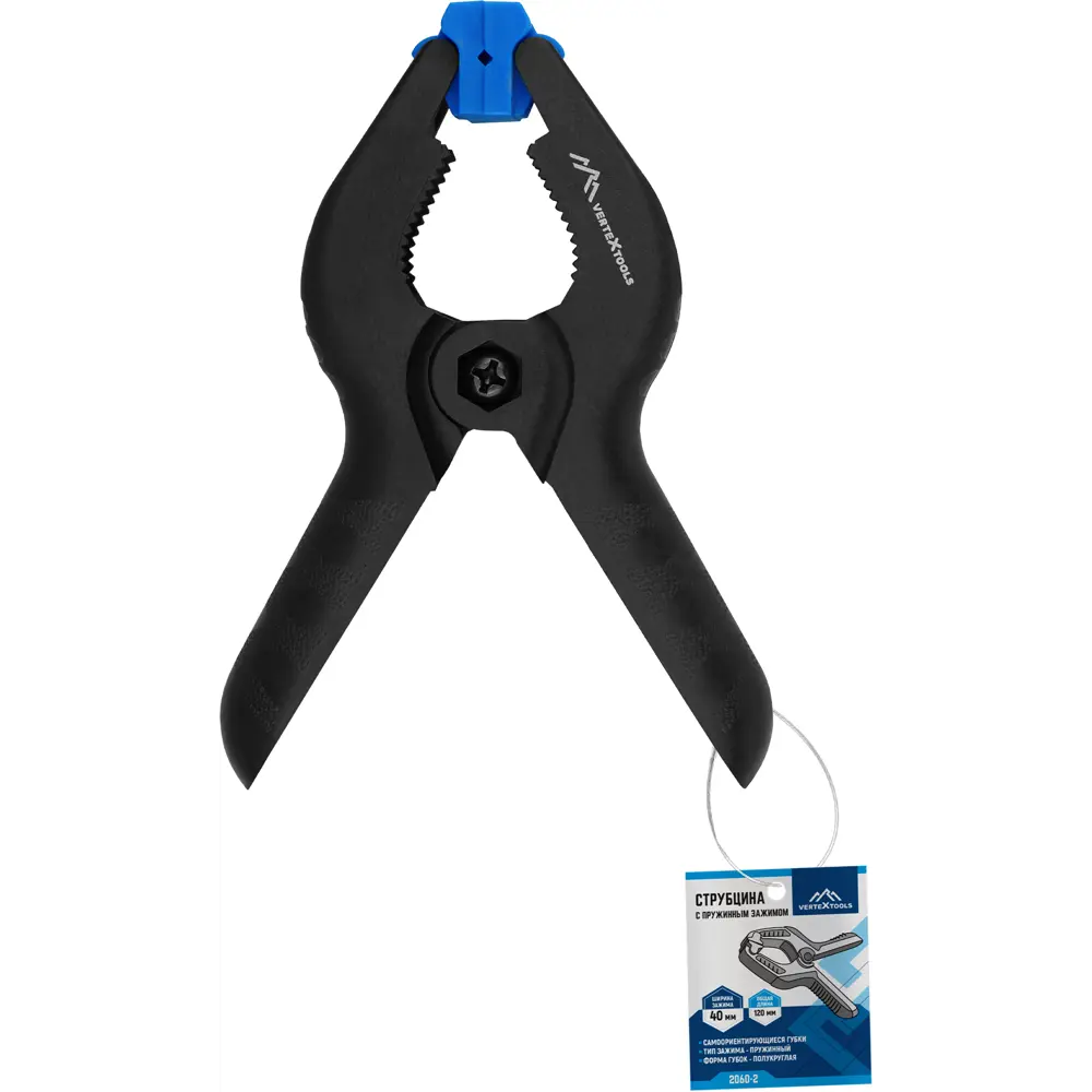 Струбцина пружинная VERTEXTOOLS 2060-2 для деликатных поверхностей 89399068 STLM-1565986 - Вид №4