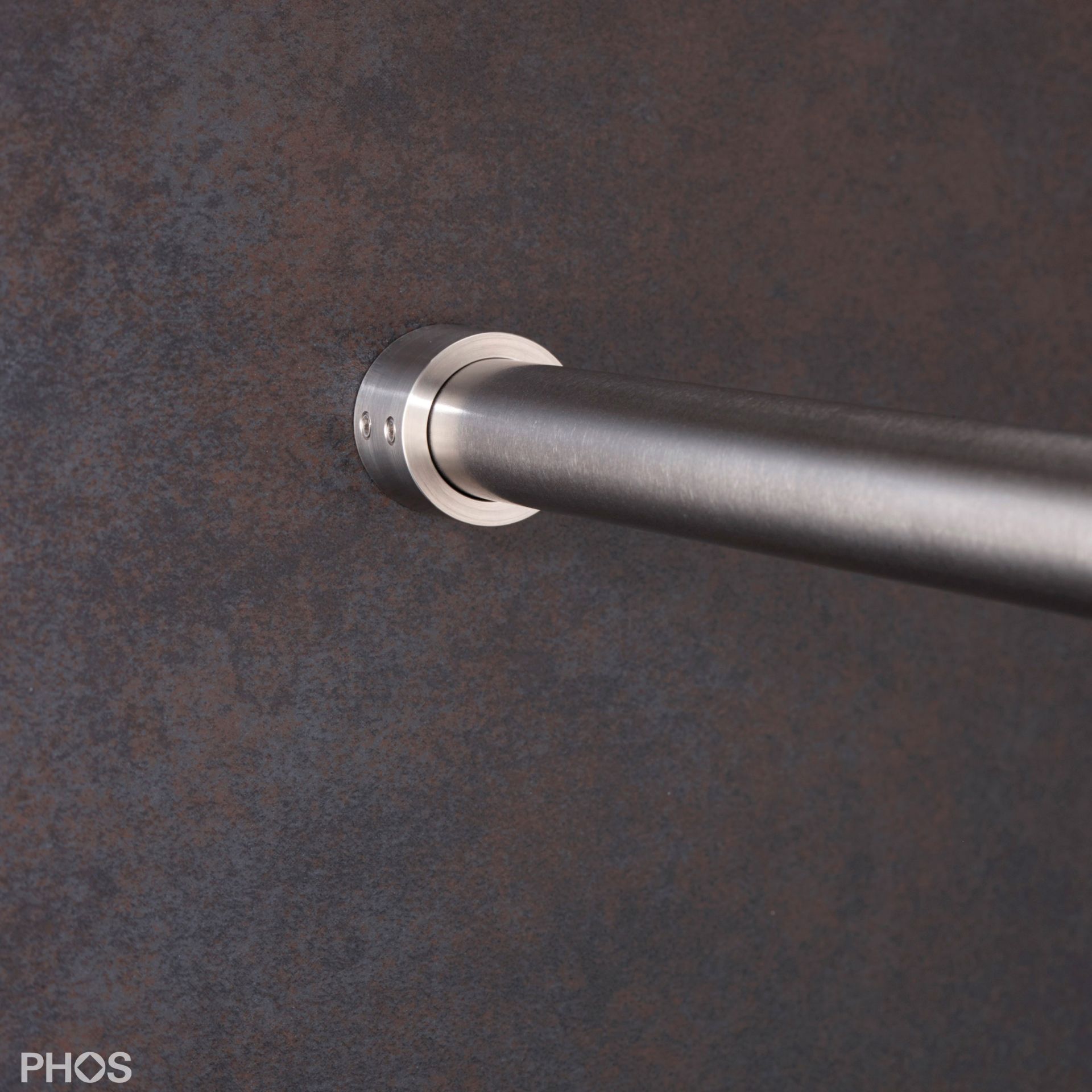 DSRN20-1 Карниз для душевой занавески в виде трубки ø20 мм от 50 до 100 см - на заказ PHOS  - Вид №3