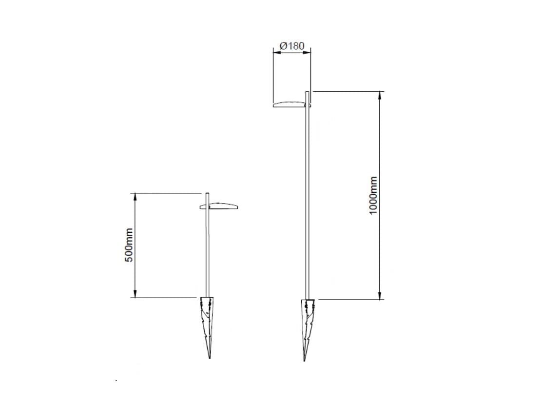 Металл Dimmable напольный напольный светильник ZAVA SALVIA ARCH-00078829 - Вид №5