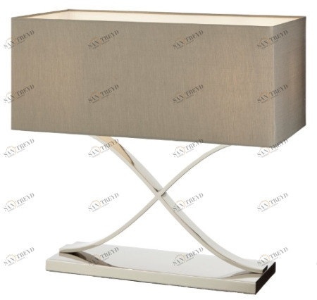Настольная лампа Carrick brushed от RVAstley Хром 5860 RVASTLEY КЛАССИЧЕСКИЕ 061936 Бежевый;хром 