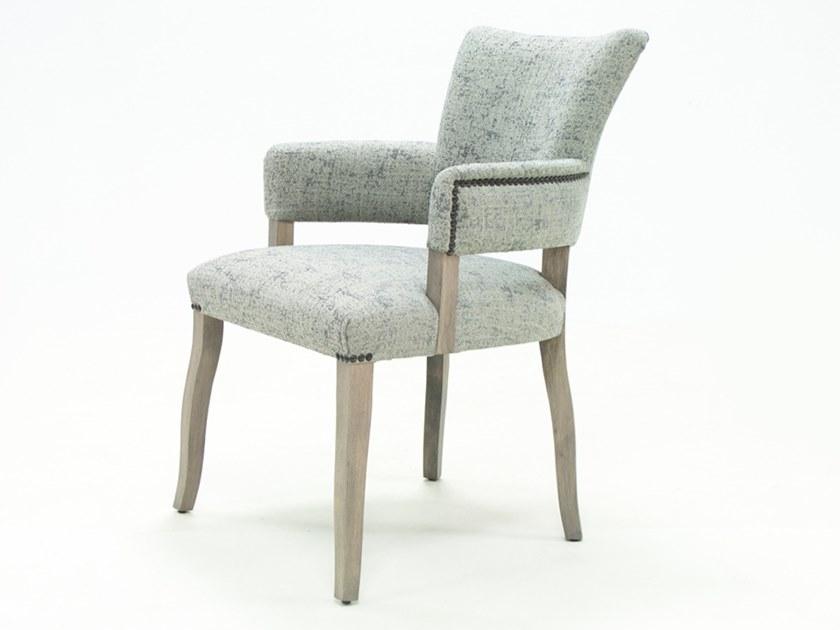 CREARTE COLLECTIONS Стул из ткани с подлокотниками и открытой спинкой  25  - Вид №1