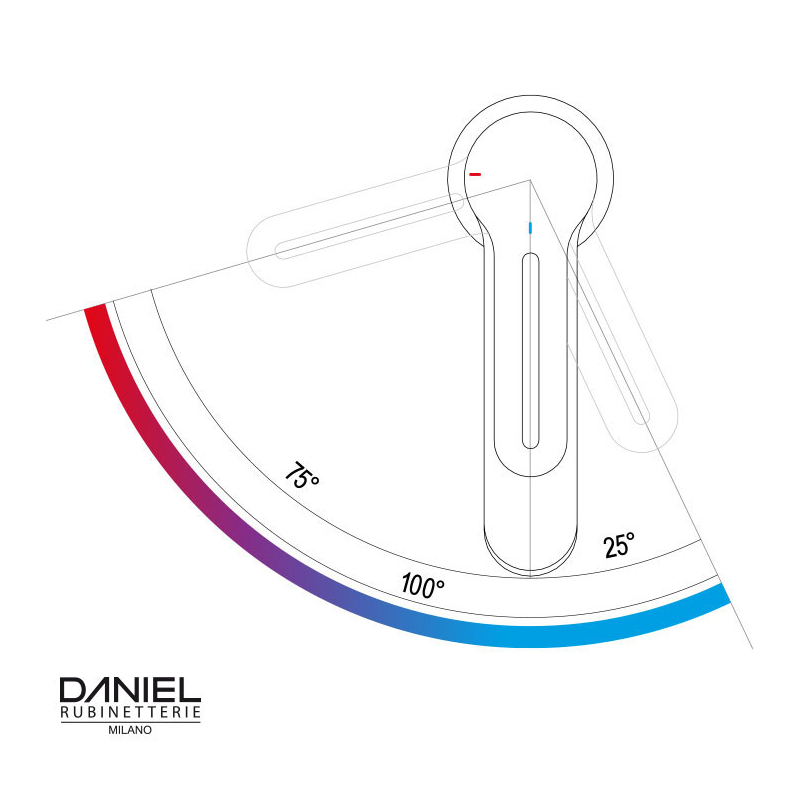 SRE604LT6 Смеситель для биде DANIEL RUBINETTERIE Smart GREEN - Вид №1