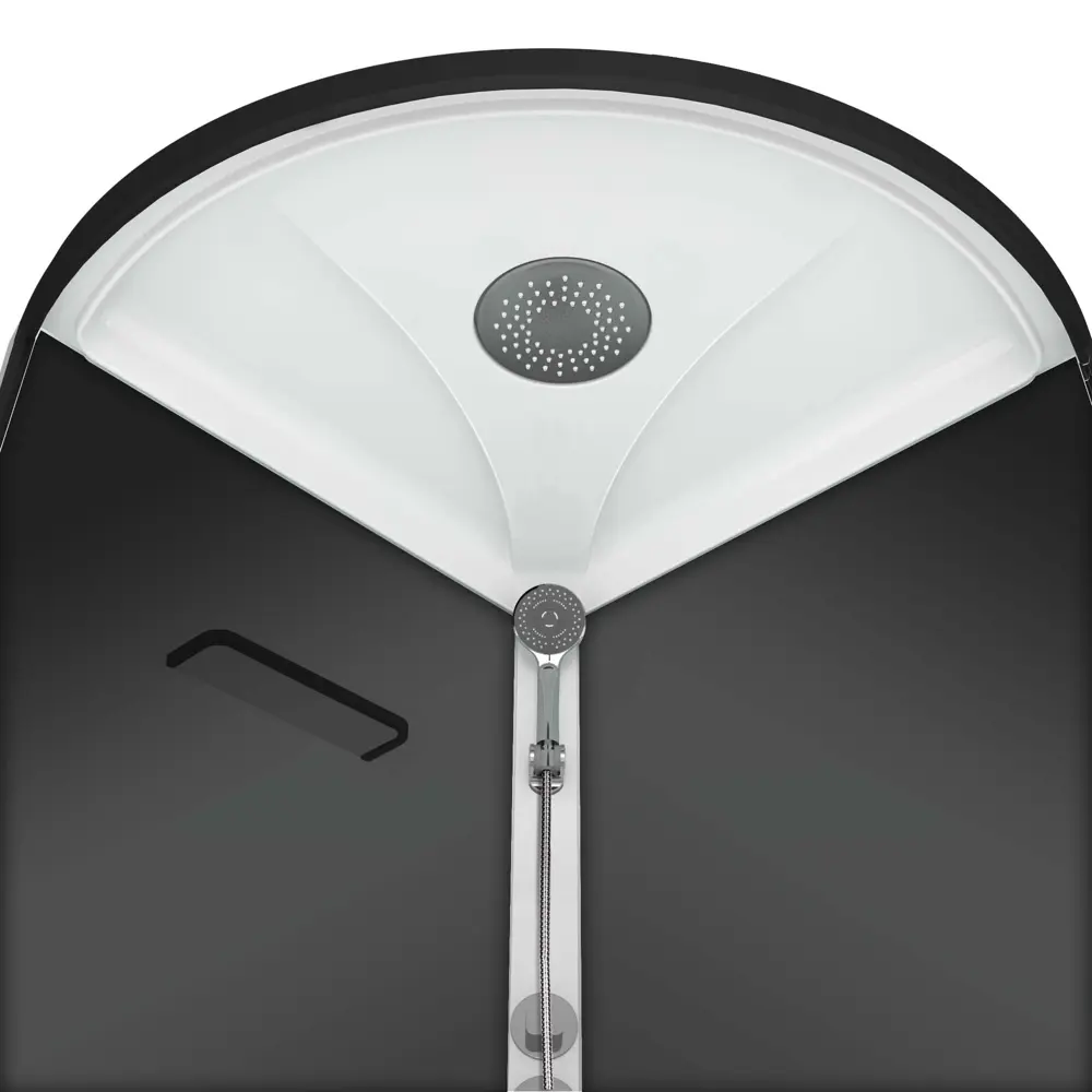 Душевая кабина DOMANI-SPA Simple с гидромассажем 90×90 см черная 87210063 STLM-1002969 - Вид №1