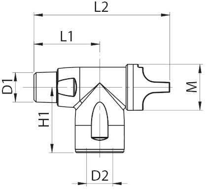 TECO Клапан с быстрым подключением и передним управлением R2 sun-id-1453739 - Вид №2