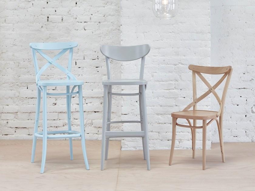 TON Табурет деревянный со спинкой sun-id-1437565 - Вид №4