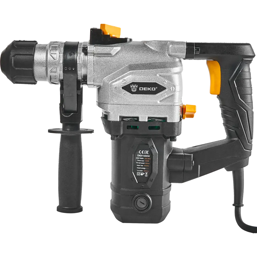 Перфоратор сетевой SDS-plus Deko DKH1000W, 1000 Вт, 4.1 Дж 88035741 STLM-2123953  - Вид №1